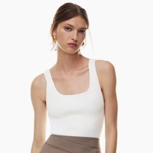 Aritzia Babaton Sculpt Knit Squareneck Tank XS